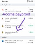 Acorns Pay Proof - Acorns referral link