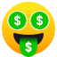Money-mouth face    :money_mouth: - ?